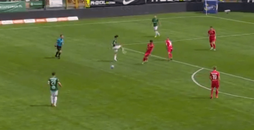 Nietypowa asysta w meczu Ekstraklasy. Warta Poznań zrobiła to drugi raz [WIDEO] Zdjęcie główne wpisu