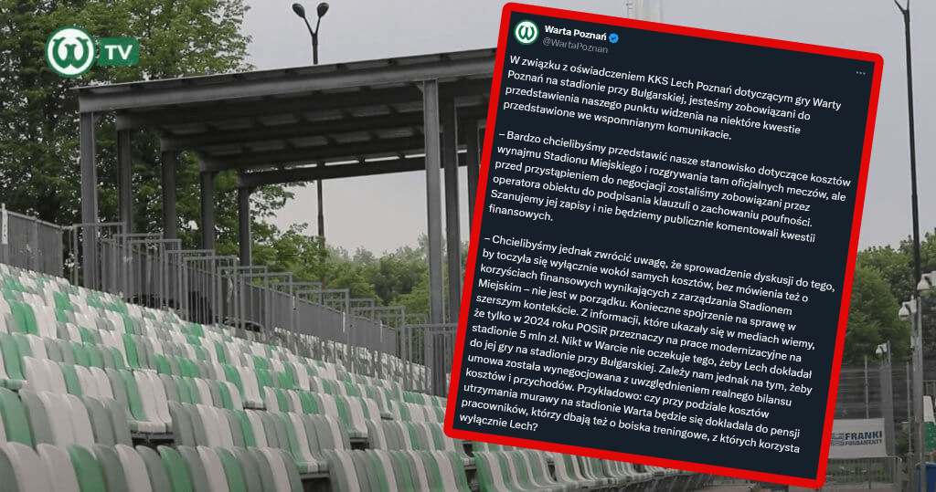 Warta Poznań odpowiada na oświadczenie Lecha! Jest oficjalny komunikat klubu Zdjęcie główne wpisu