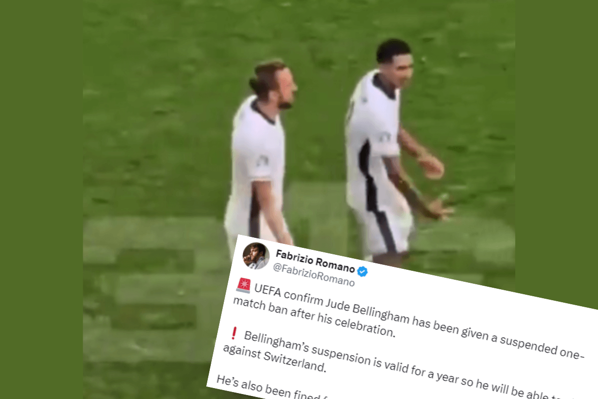 Bellingham poznał karę za swój wybryk. UEFA pozwoli mu grać na turnieju, ale Anglik musi uważać Zdjęcie główne wpisu