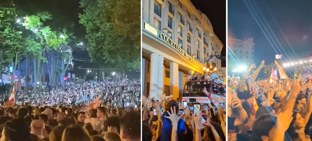 Święto w Gruzji! Tak przywitano piłkarzy po powrocie z EURO [WIDEO] Zdjęcie główne wpisu