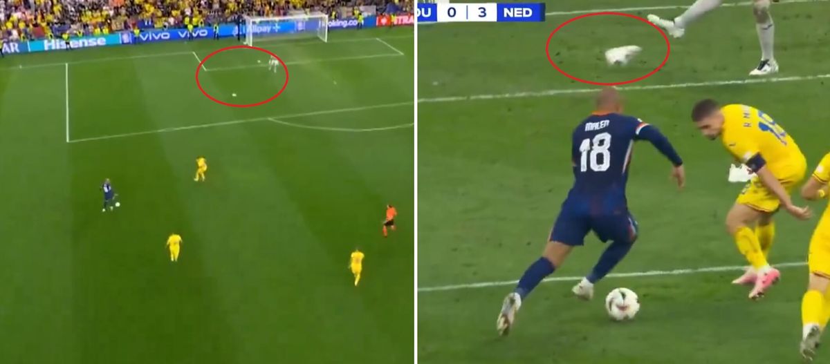 Buty przyczyniły się do utraty bramki? Przedziwna sytuacja podczas meczu EURO [WIDEO] Zdjęcie główne wpisu