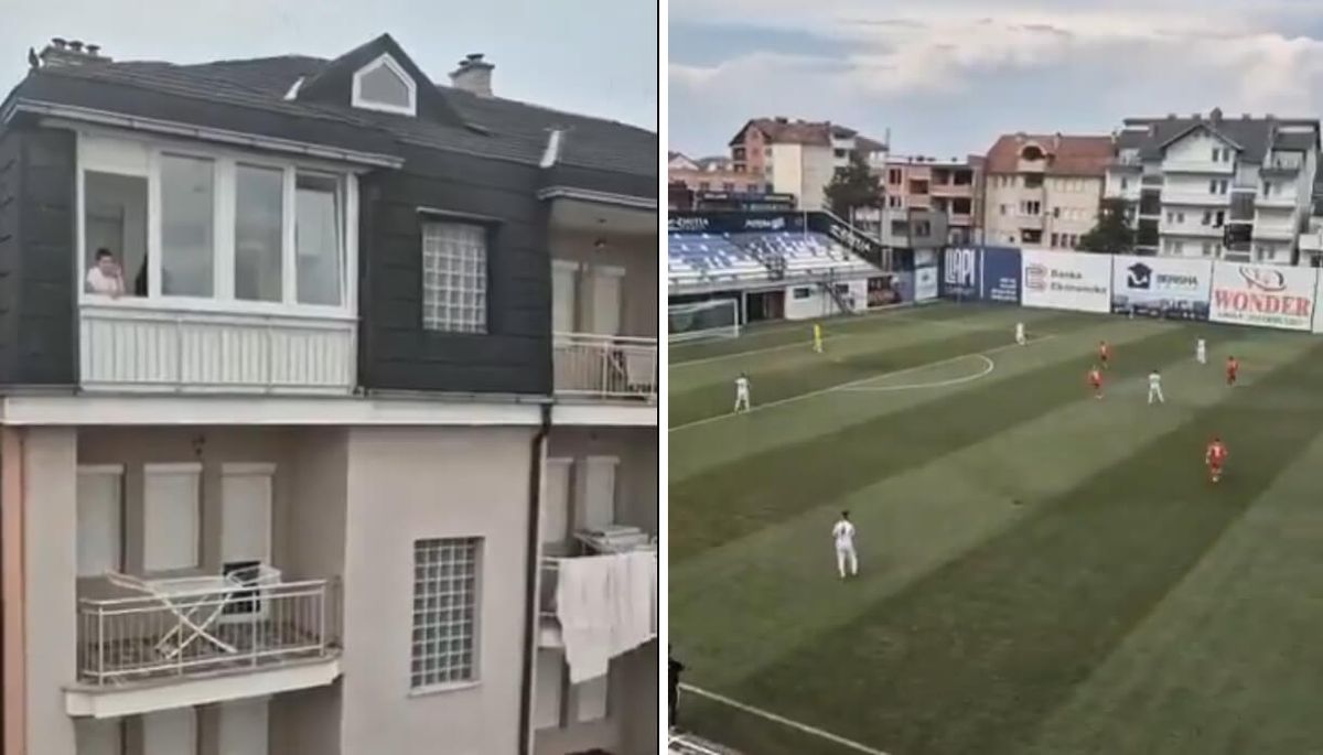 Nietypowe okoliczności meczu Wisły Kraków w Kosowie. Kibice oglądali mecz ze swoich mieszkań [WIDEO] Zdjęcie główne wpisu