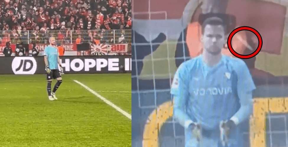 Co za cyrk w Bundeslidze. Bramkarz zaatakowany przez kibiców. Mecz musiał dokończyć napastnik [WIDEO] Zdjęcie główne wpisu