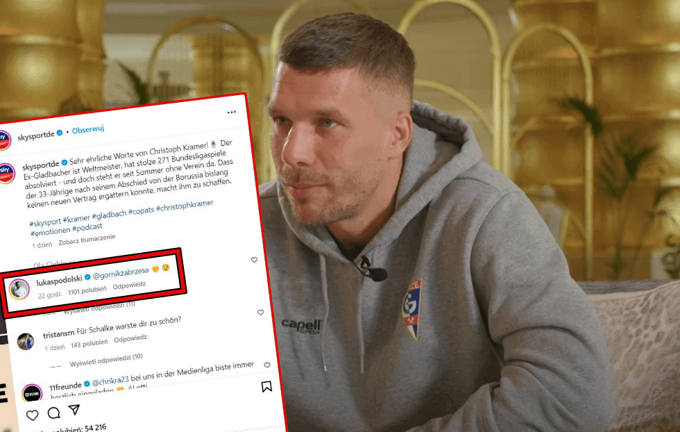 Lukas Podolski ściągnie do Górnika kolejnego mistrza świata z 2014 roku? Wymowny wpis Niemca Zdjęcie główne wpisu