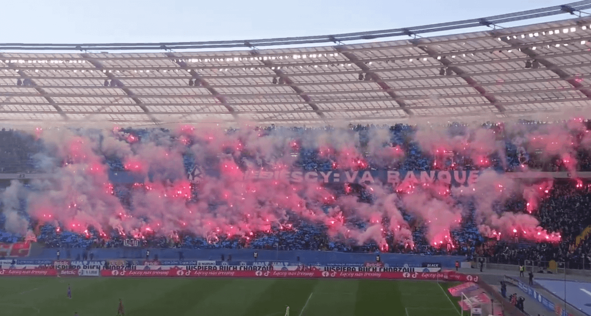 Tak pobito rekord frekwencji w polskiej piłce klubowej. Świetna atmosfera na Stadionie Śląskim [WIDEO] Zdjęcie główne wpisu