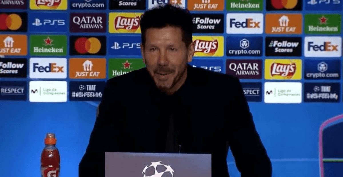 Diego Simeone wściekł się na Szymona Marciniaka. Przejechał się po sędziach na konferencji prasowej [WIDEO] Zdjęcie główne wpisu