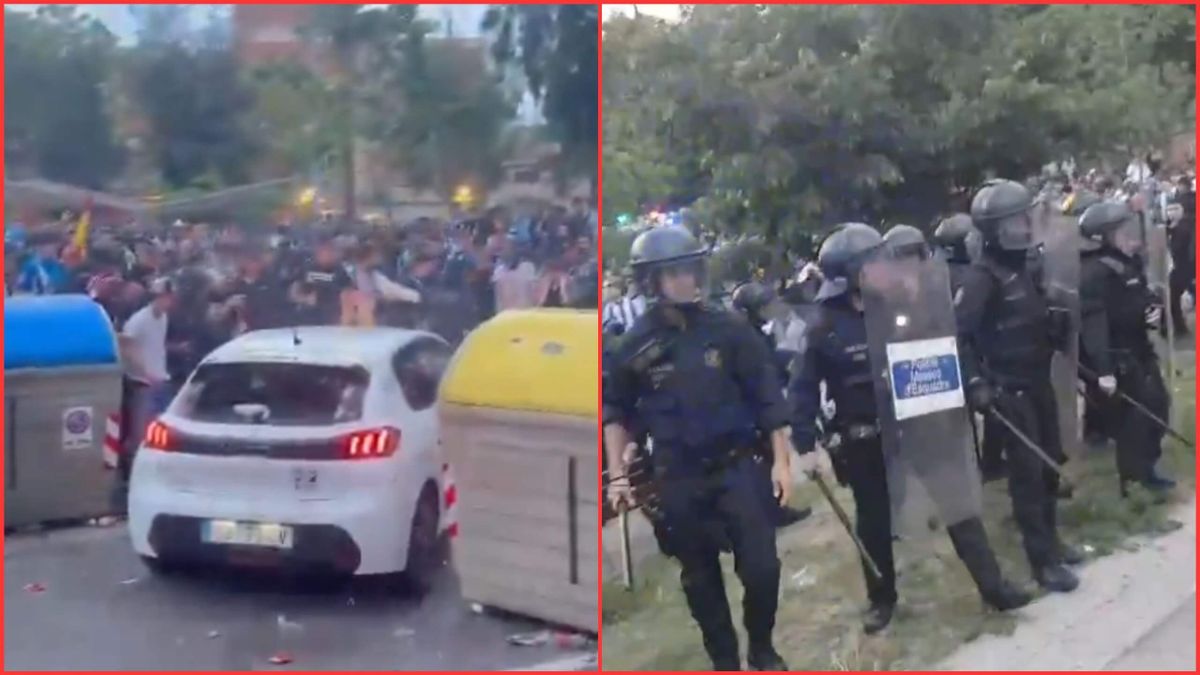 Chwile grozy przed derbami Barcelony. Samochód wjechał w tłum kibiców [WIDEO] Zdjęcie główne wpisu
