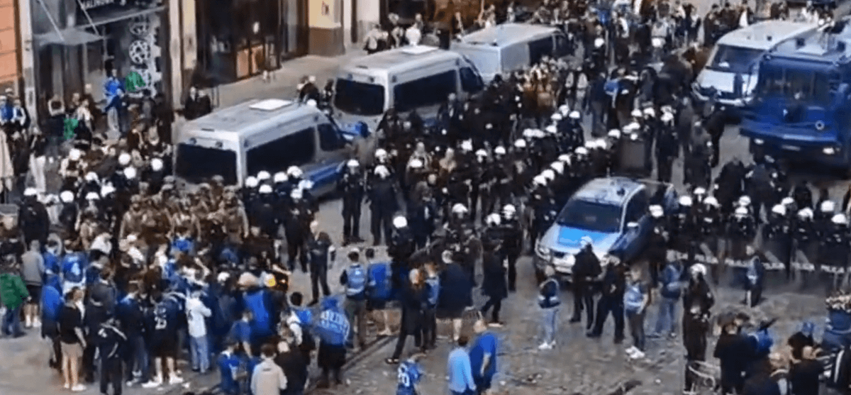Wrocław jak pobojowisko po finale LKE. Policja poinformowała o wielu zatrzymaniach Zdjęcie główne wpisu