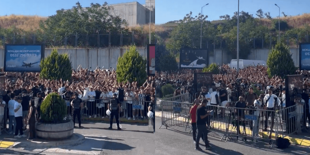 Besiktas pobija rekord, a kibice szaleją. Tysiące fanów powitało nowego piłkarza na lotnisku [WIDEO] Zdjęcie główne wpisu
