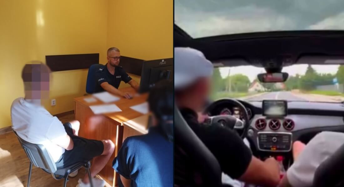Rajd zakończony… na komendzie. Czwartoligowy piłkarz w rękach policji Zdjęcie główne wpisu