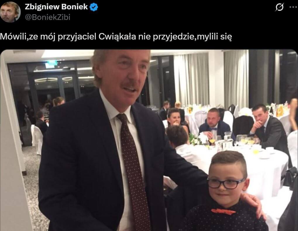 Zbigniew Boniek ujawnił kulisy słynnego tweeta. „Jak go zobaczyłem, mówię: Ćwiąkała, młody Ćwiąkała” Zdjęcie główne wpisu