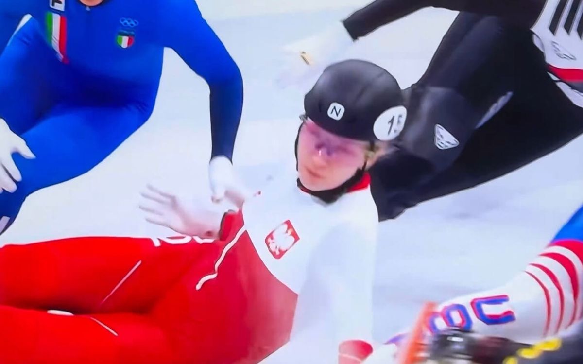 Dramatyczny wypadek polskiej olimpijki. Została uderzona łyżwą w twarz [WIDEO] Zdjęcie główne wpisu