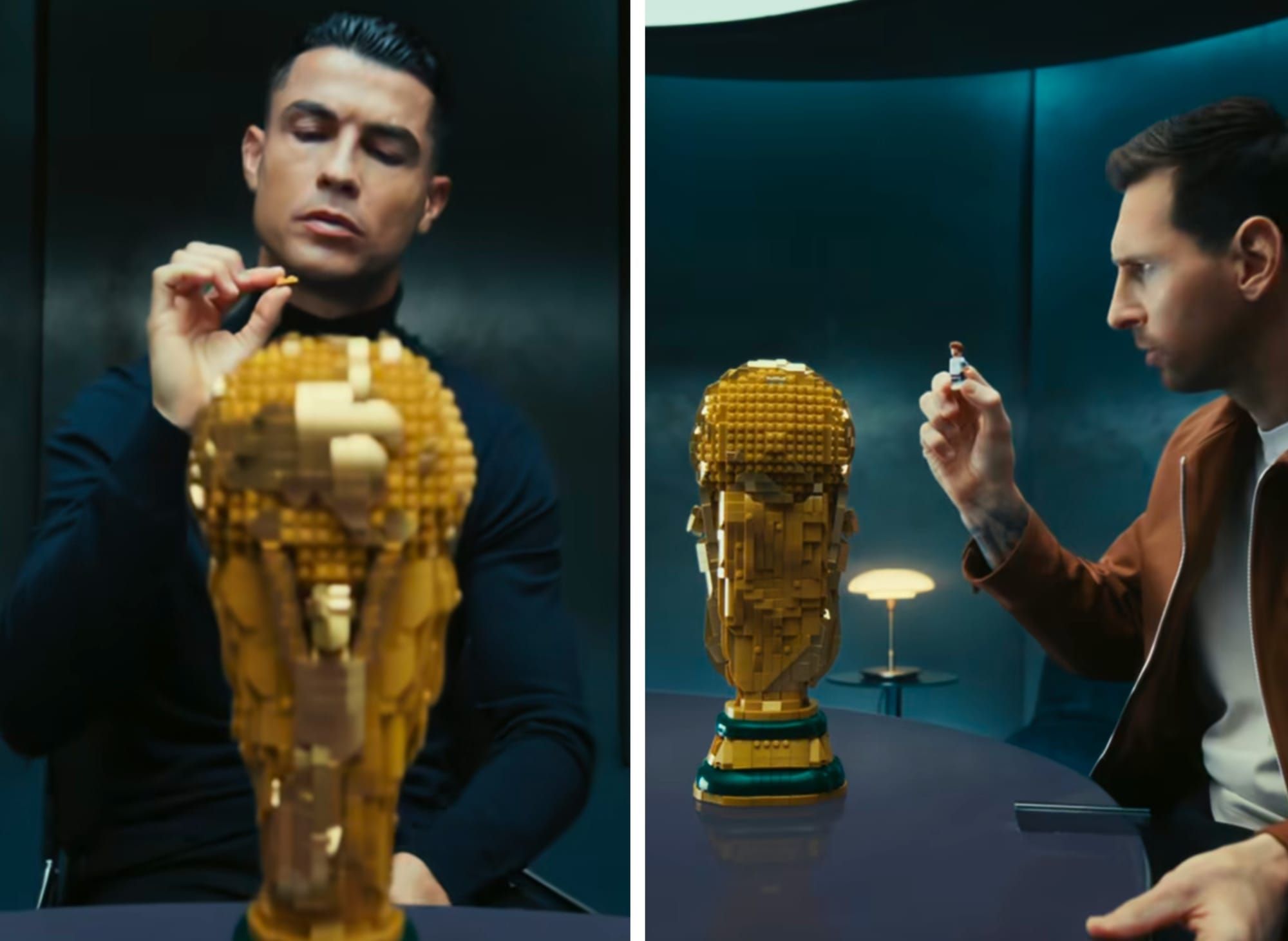 Potężna reklama LEGO. W spocie wspólnie wystąpili Leo Messi oraz Cristiano Ronaldo [WIDEO] Obraz wpisu