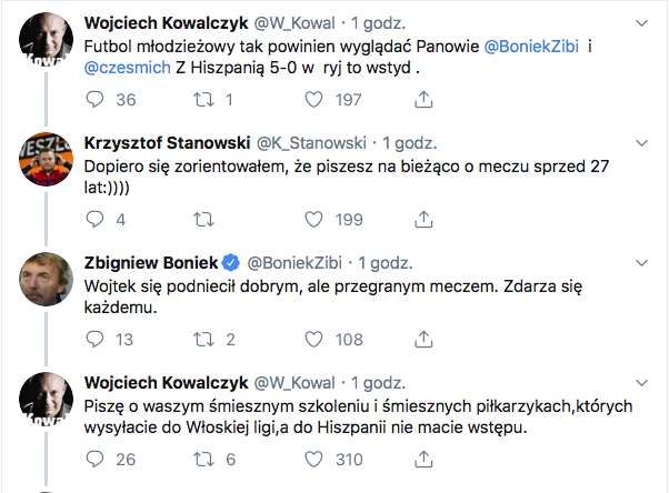 Boniek vs Kowal – gruba wojna na Twitterze. Bardzo mocne słowa i nokaut! Obraz wpisu