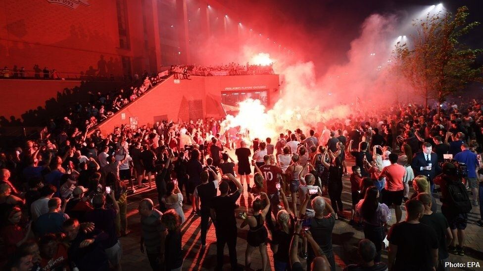 Tak kibice Liverpoolu świętowali mistrzostwo! Piękne obrazki Obraz wpisu