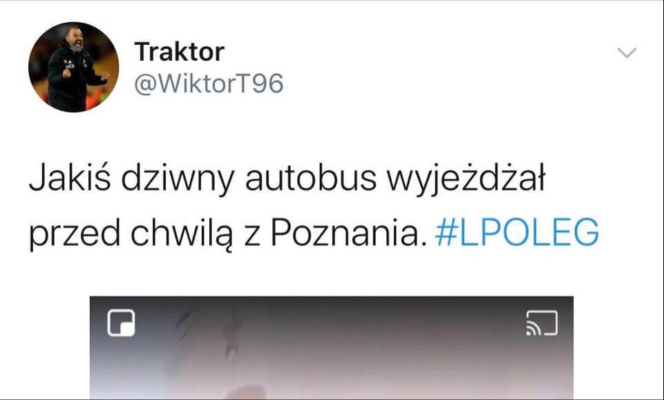 Legia była gotowa na fetę? Dziwny autobus w Poznaniu Obraz wpisu