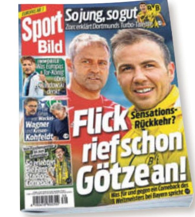 Sport Bild: Hansi Flick kontaktował się z Mario Götze Obraz wpisu