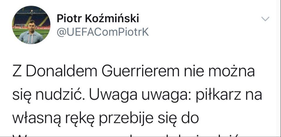 Doland Guerrier jednak zagra z Legią? „Na własną rękę przebije się do Warszawy” Obraz wpisu