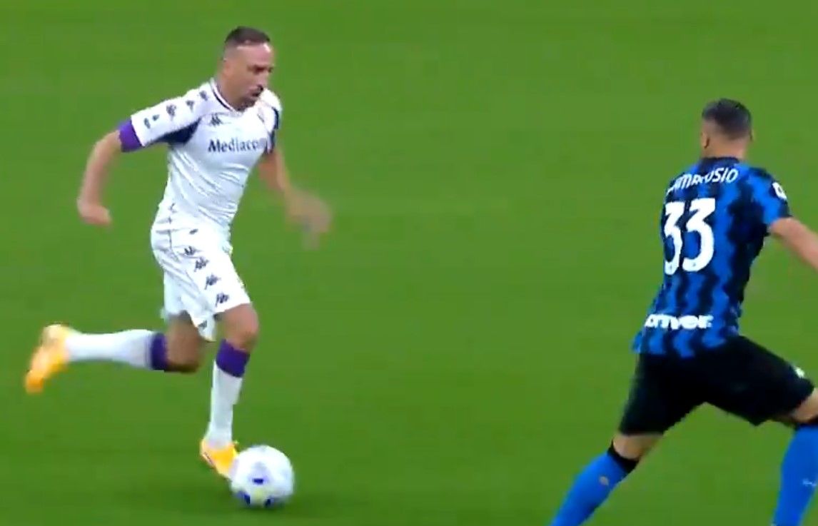 37-letni Franck Ribery wciąż ma to coś. Świetna akcja Francuza! [WIDEO] Obraz wpisu