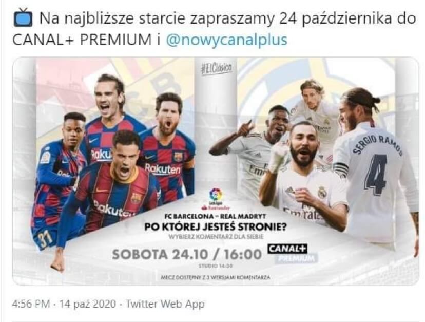 El Clásico już za 10 dni! Canal+ przygotowało ciekawą niespodziankę Obraz wpisu