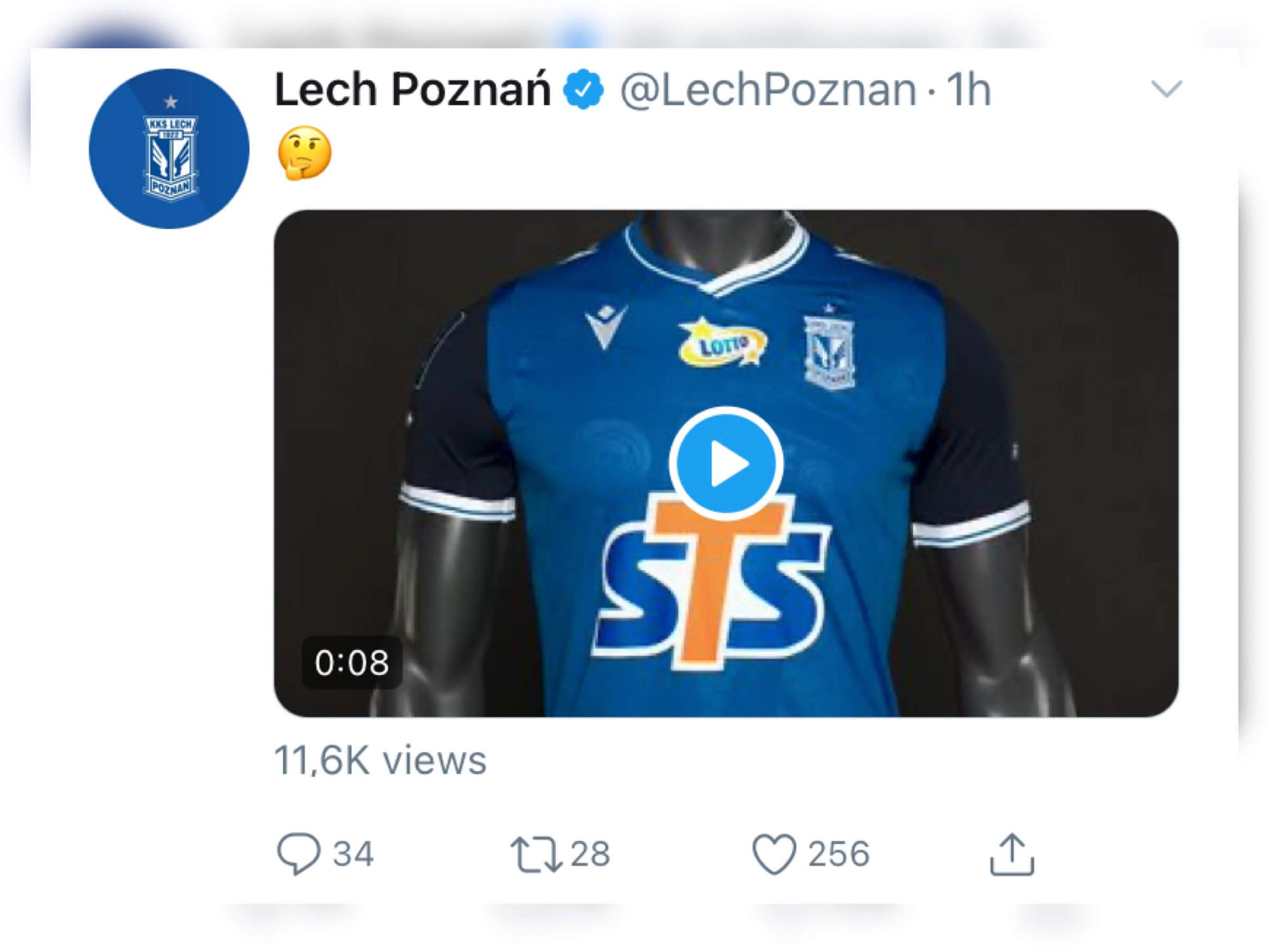 Nowy zawodnik dołączy do Lecha Poznań? Tajemniczy wpis na Twitterze Obraz wpisu