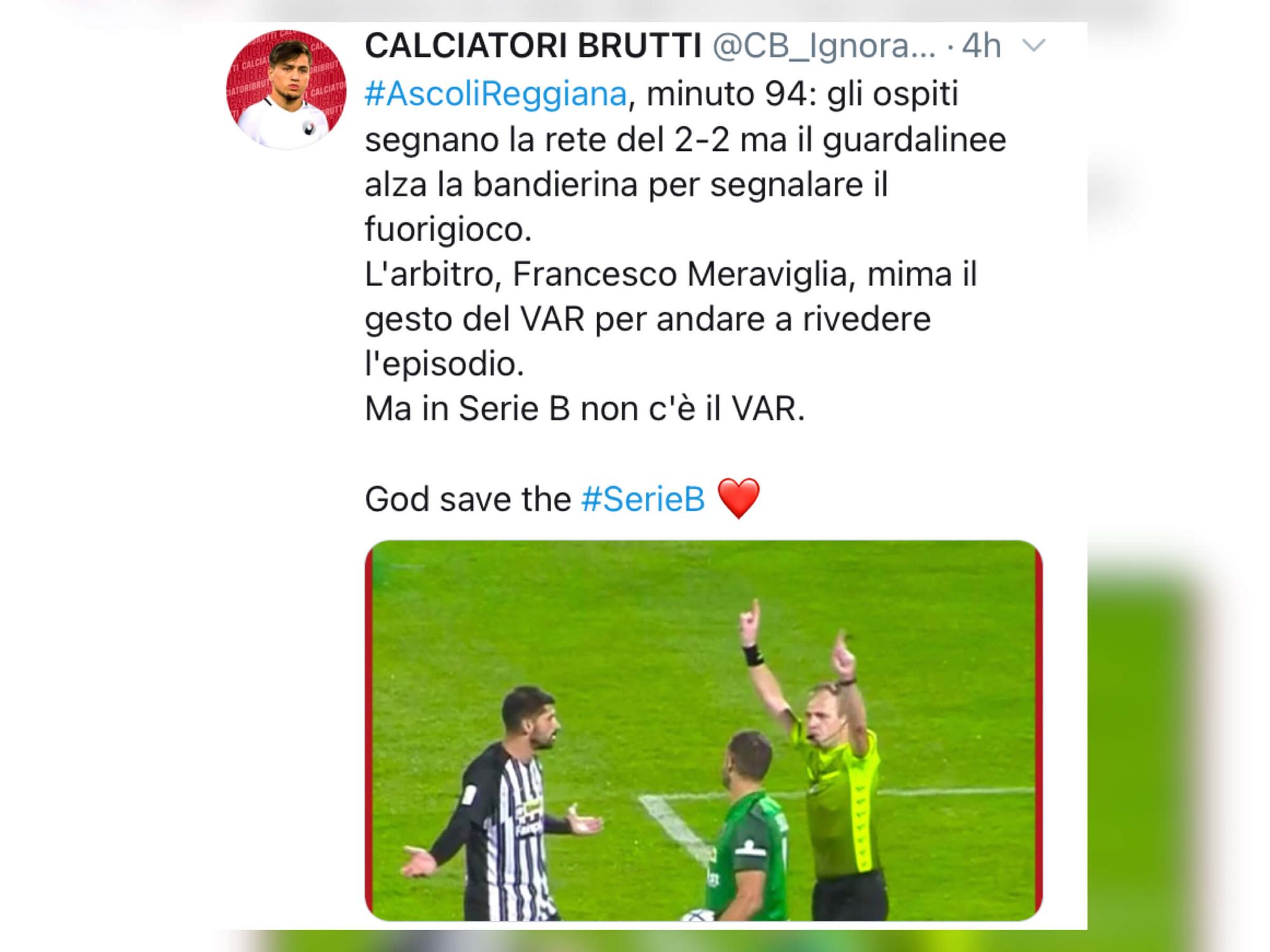 Niecodzienna sytuacja w Serie B! Sędzia chciał skorzystać z VARu Obraz wpisu