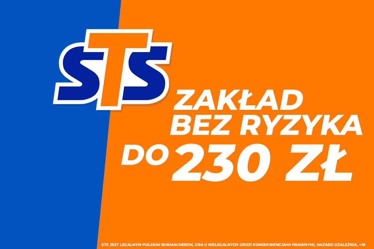 ZAKŁAD BEZ RYZYKA DO 230 PLN! ZWROT NA KONTO GŁÓWNE! Obraz wpisu
