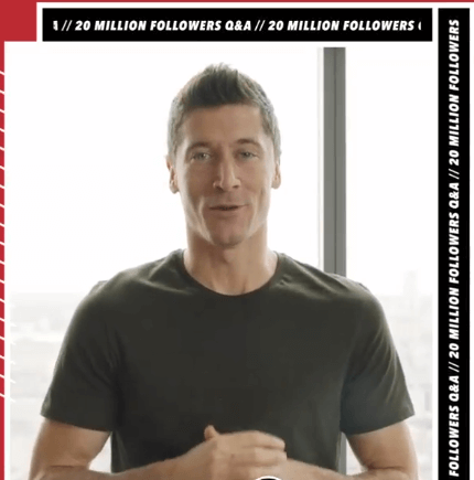 Lewandowski ma już 20 milionów na Instagramie! Jak wygląda na tle innych piłkarzy? Obraz wpisu