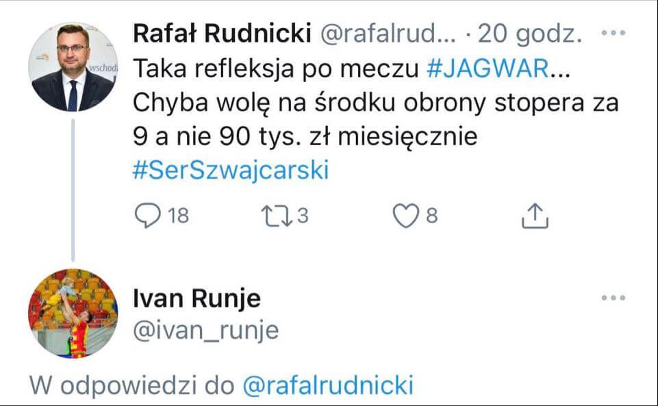 Wiceprezydent krytykuje piłkarza Jagiellonii! Nie musieliśmy długo czekać na odpowiedź Obraz wpisu