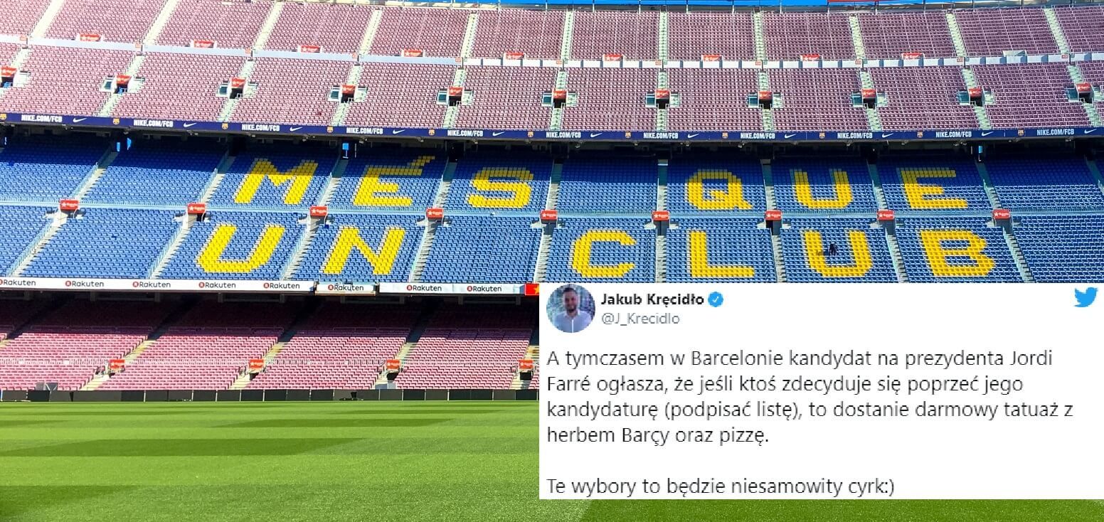 Cyrk w Barcelonie przed wyborami! Jeden kandydatów za poparcie w wyborach proponuje darmową pizzę i tatuaż Obraz wpisu