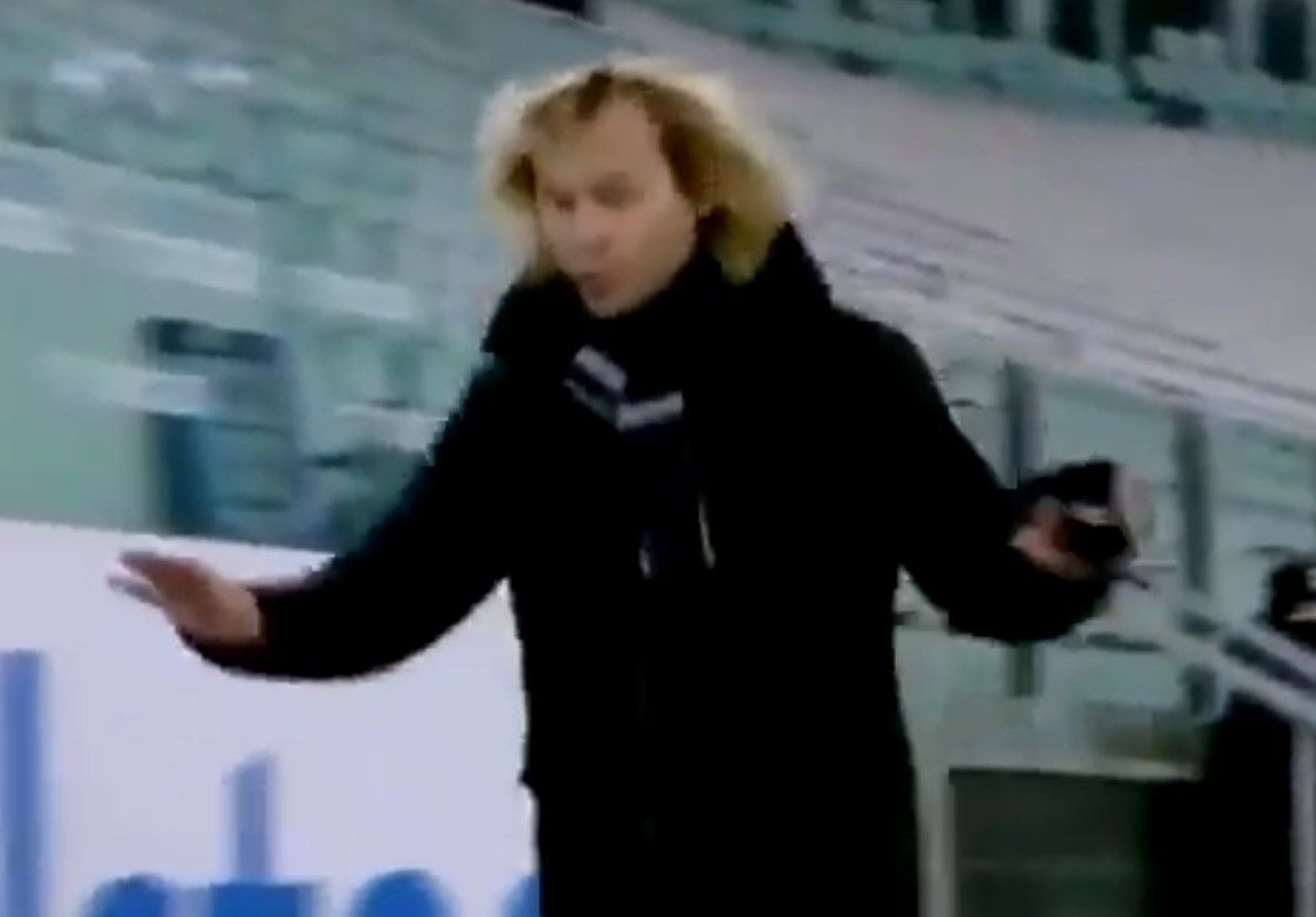 Pavel Nedved wściekły na brak reakcji sędziego. Powodem nieodgwizdany faul polskiego bramkarza [WIDEO] Obraz wpisu