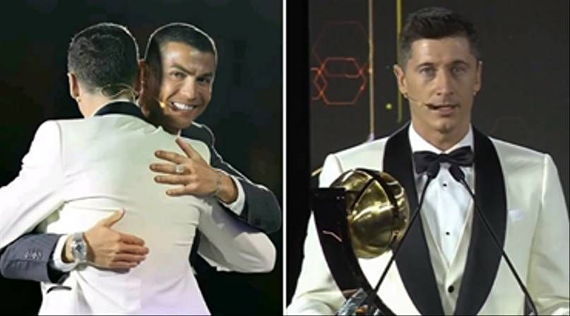 Robert Lewandowski miał nie zostać piłkarzem roku! Zaskakujący gest Cristiano Ronaldo Obraz wpisu