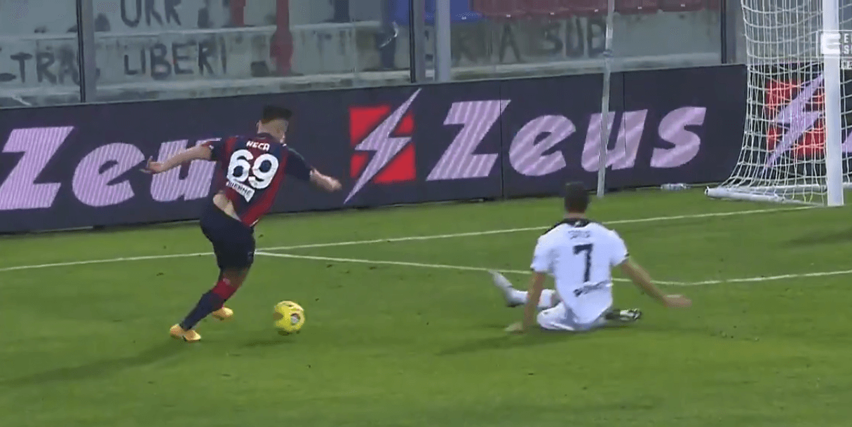 Pierwszy gol Recy w Serie A! Kapitalnie zakręcił rywala [WIDEO] Obraz wpisu