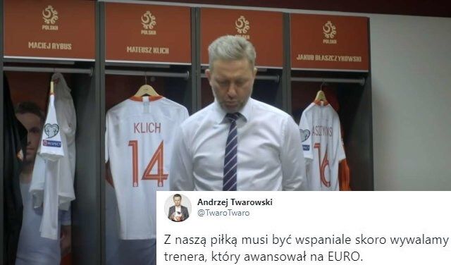 „Sprawdziłem trzy razy, czy nie fejk konto”. Tak twitter zareagował na zwolnienie Brzęczka Obraz wpisu