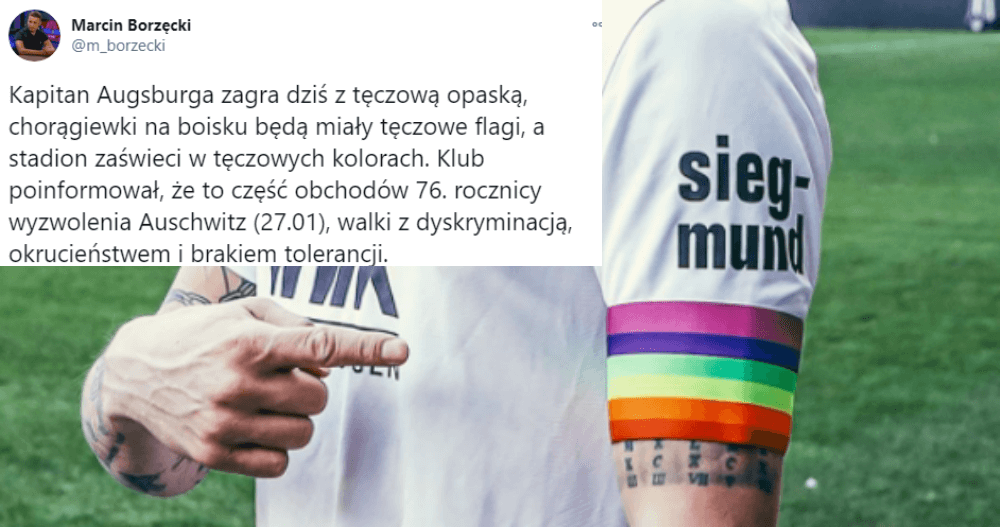 Augsburg upamiętni 76. rocznicę wyzwolenia Auschwitz. Piękna inicjatywa klubu Obraz wpisu