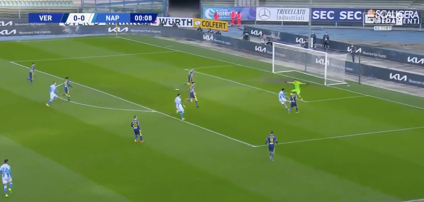 Szybkie otwarcie Napoli! Gol w 9. sekundzie meczu [WIDEO] Obraz wpisu