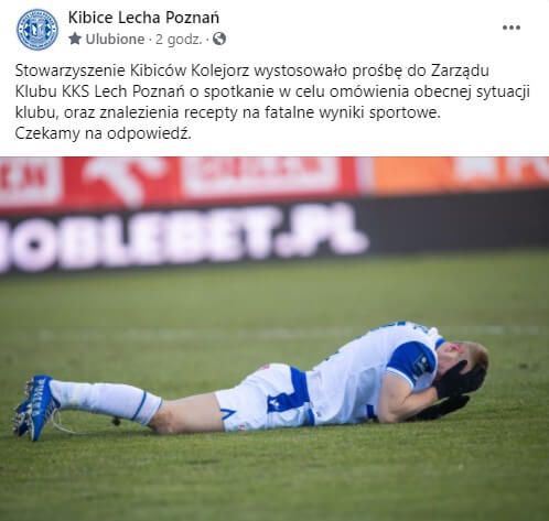 Gorące dni w Wielkopolsce. Lech Poznań podjął decyzję ws. Dariusza Żurawia, a kibice chcą się spotkać z zarządem Obraz wpisu