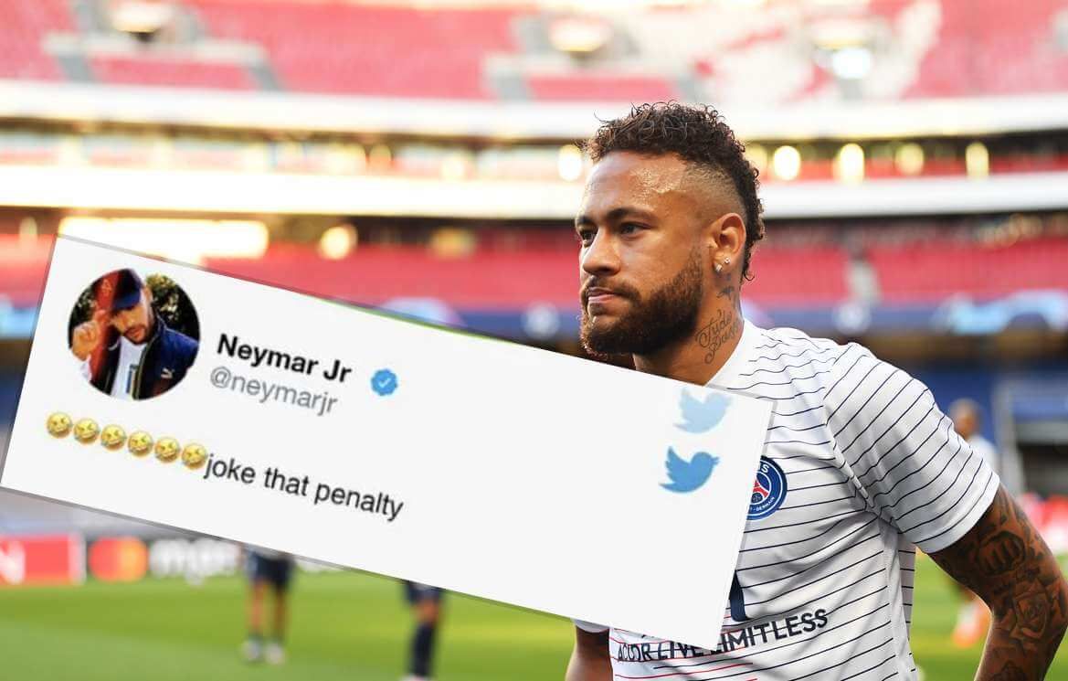 Neymar zostanie ukarany za swojego tweeta? Wpis nie spodobał się UEFA Obraz wpisu