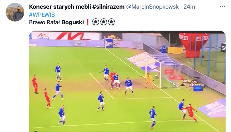 Rafał Boguski bohaterem! Wspaniały gol 36-latka! Wisła Kraków odwróciła losy spotkania [WIDEO] Obraz wpisu