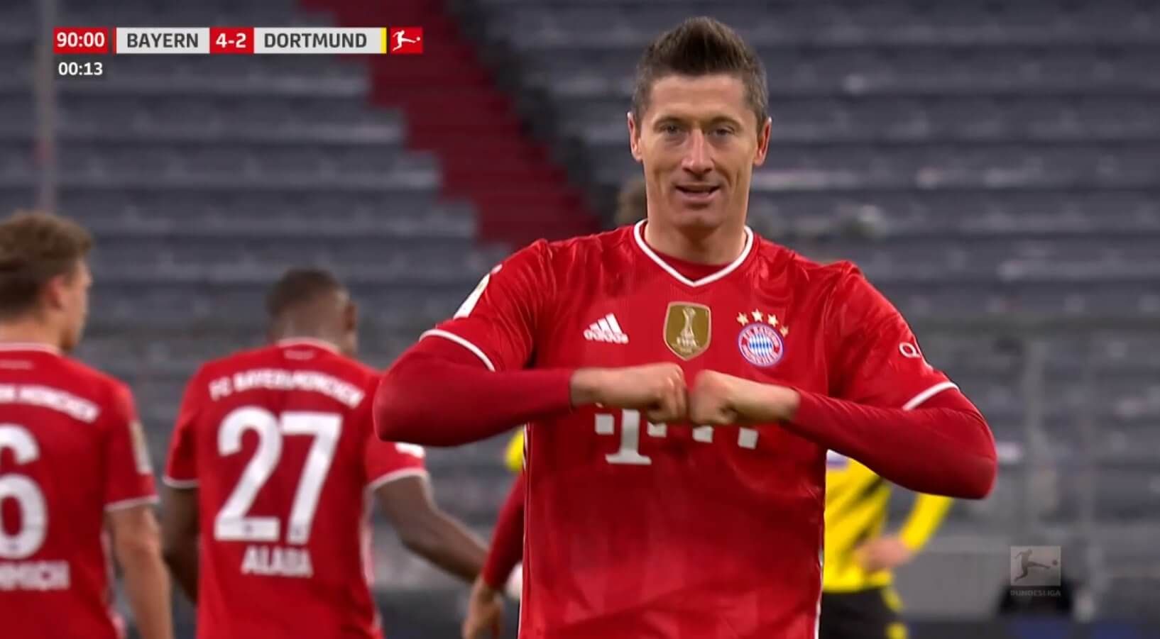 Lewandowski z hattrickiem! Rekord Mullera coraz bliżej [WIDEO] Obraz wpisu