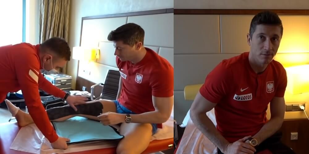 Lewandowski dzień po kontuzji: „Gdybyśmy grali dwa dni później, to może na siłę” [WIDEO] Obraz wpisu