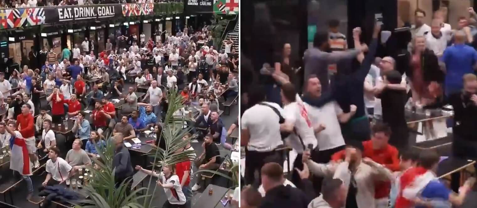 Anglia w ćwierćfinale EURO 2020! Niesamowita radość angielskich kibiców [WIDEO] Obraz wpisu