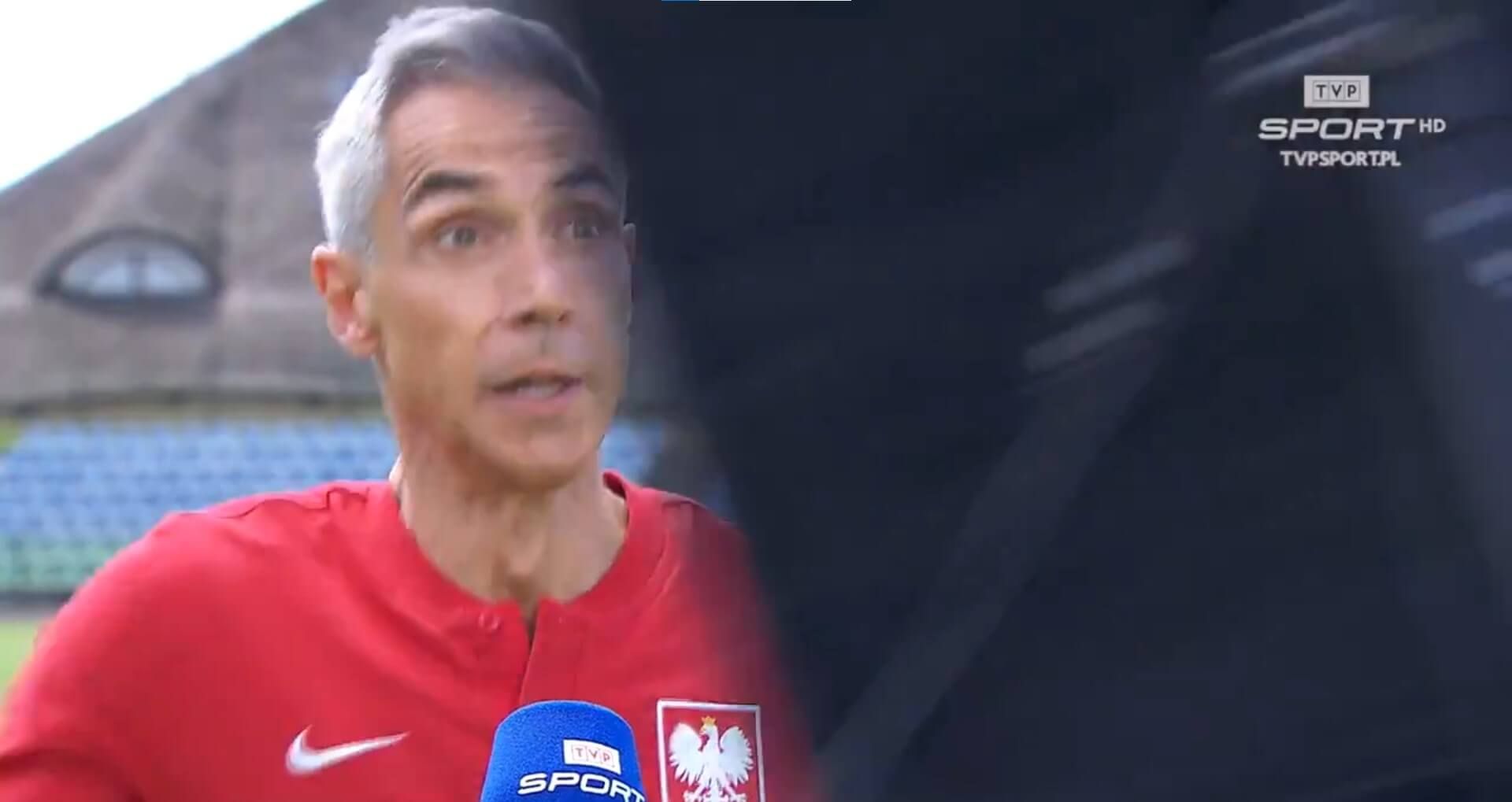 Sousa niczym „Kung Fu Pazdan”. Selekcjoner podczas wywiadu wykazał się refleksem [WIDEO] Obraz wpisu