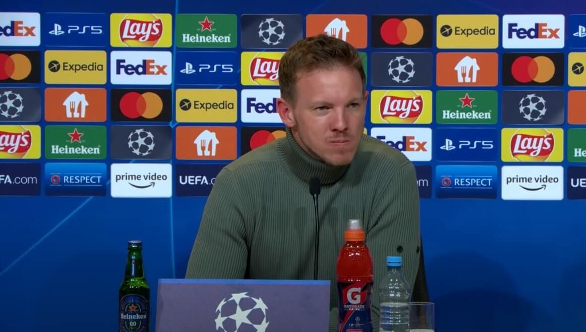 Nagelsmann poirytowany ciągłymi pytaniami o formę piłkarza. „Zapytaj go sam” Obraz wpisu
