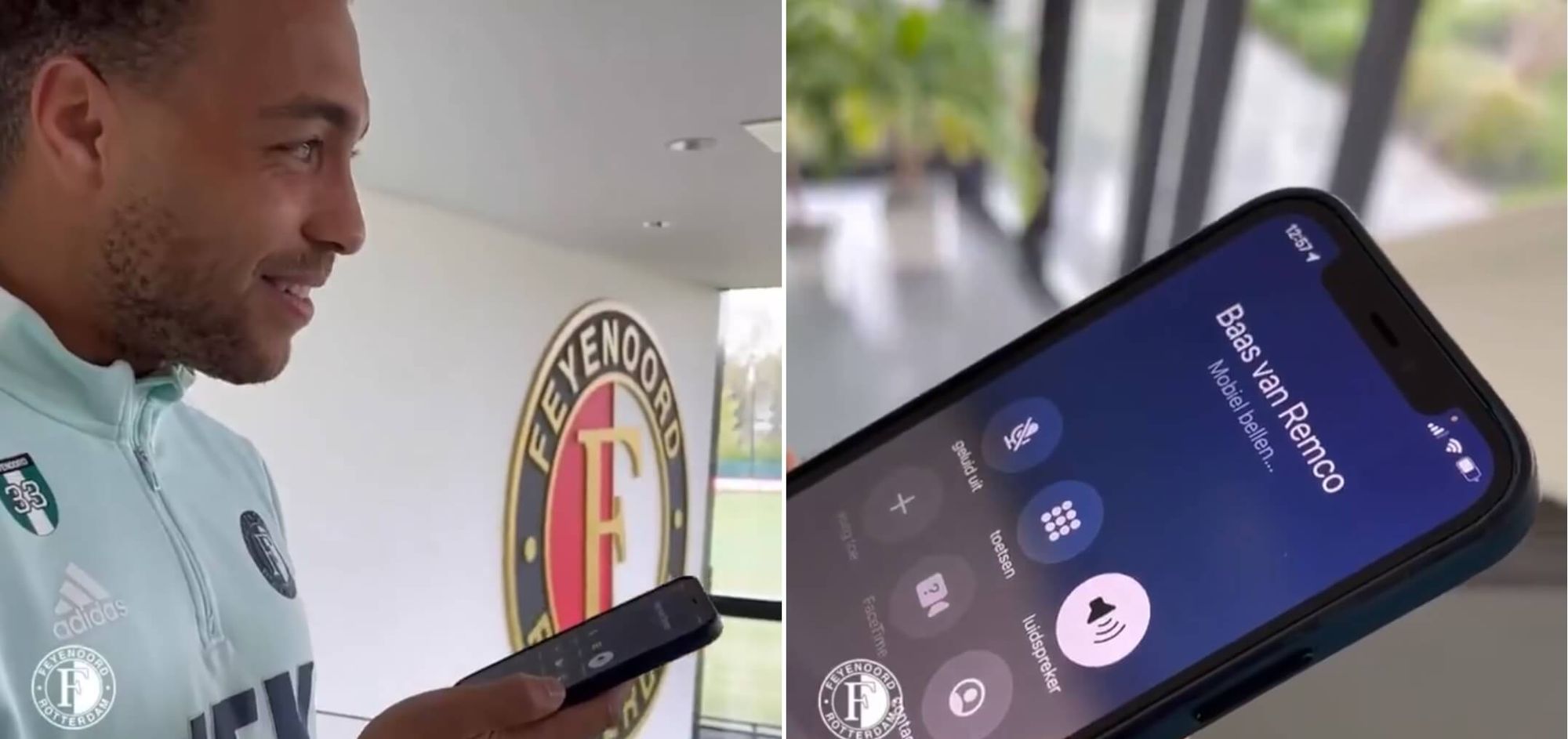 Kibic poprosił piłkarza Feyenoordu o załatwienie wolnego w pracy. Zawodnik spełnił prośbę [WIDEO] Obraz wpisu