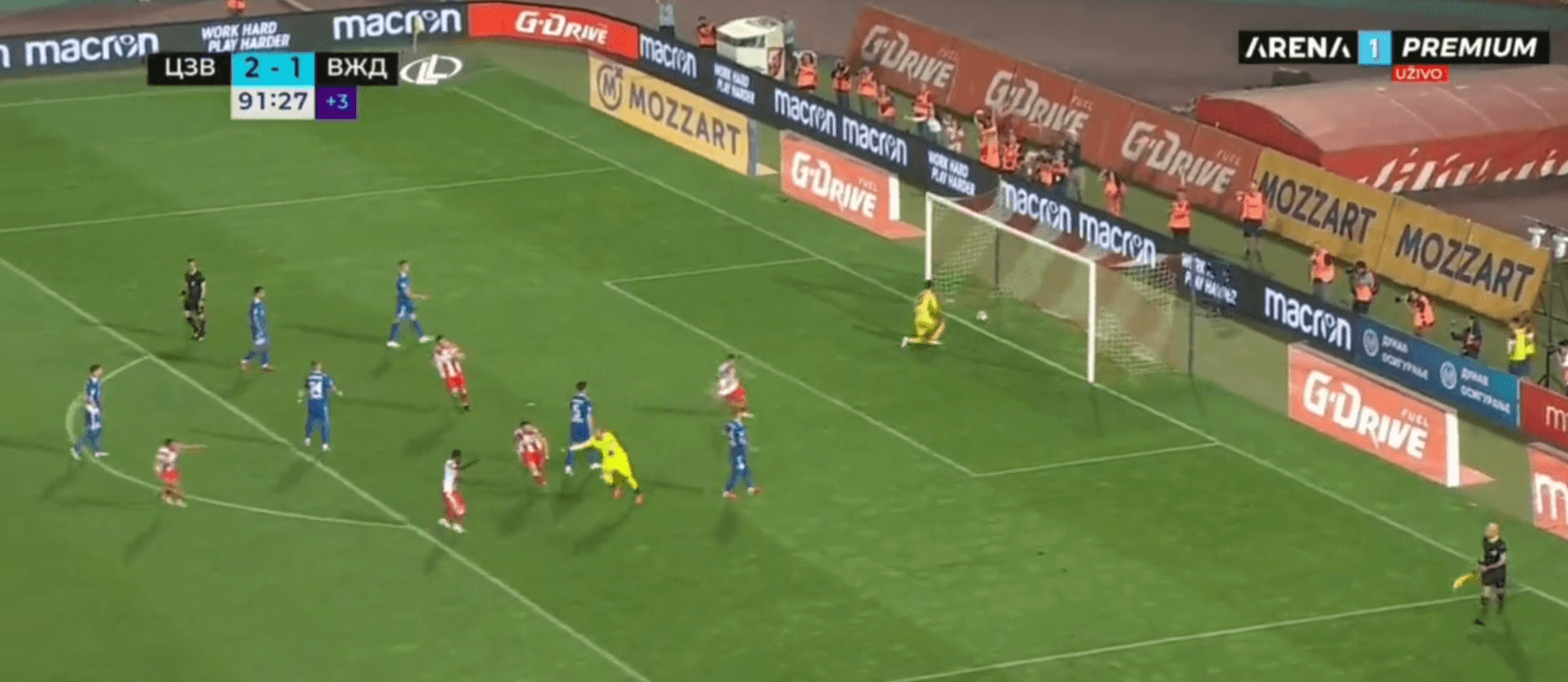Crvena zvezda piąty raz z rzędu wygrała ligę serbską! Mistrzostwo przypieczętował bramkarz [WIDEO] Obraz wpisu