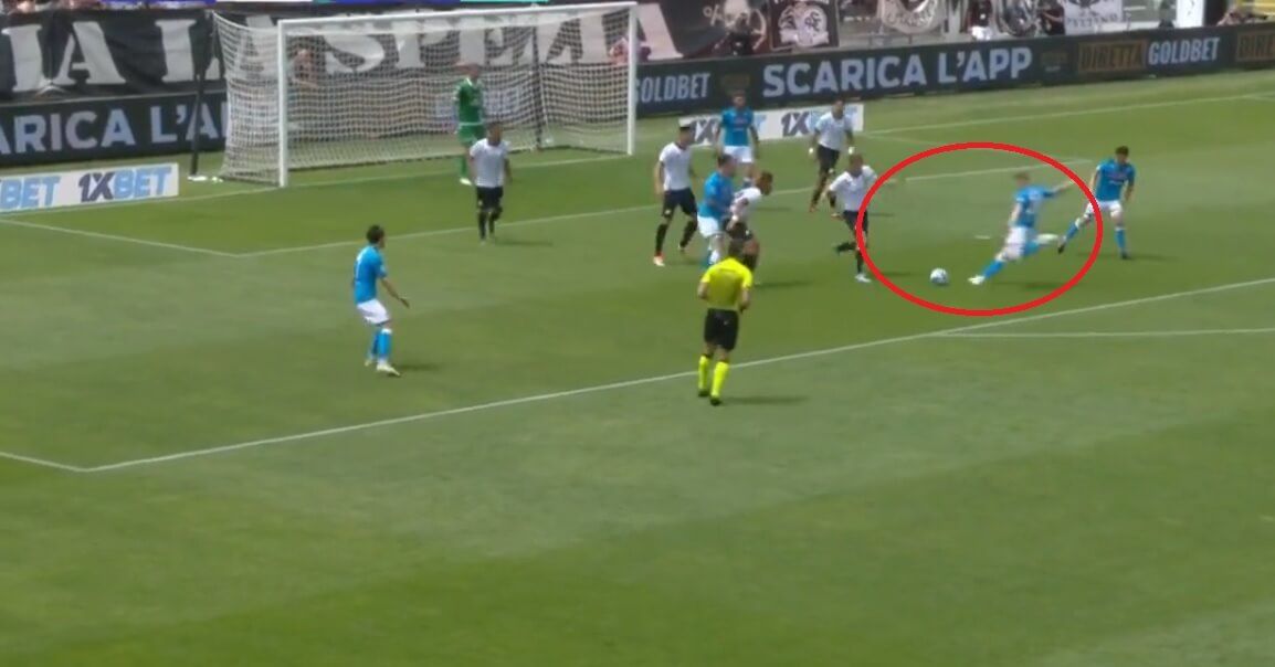 Przełamanie Piotra Zielińskiego! Pierwsza bramka Polaka dla Napoli od lutego [WIDEO] Obraz wpisu