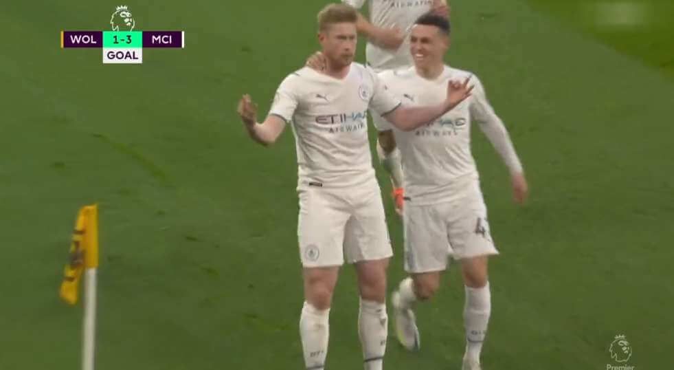 Błyskawiczny hat-trick Kevina De Bruyne. Po trzecim golu Belg wykonał cieszynkę Haalanda [WIDEO] Obraz wpisu