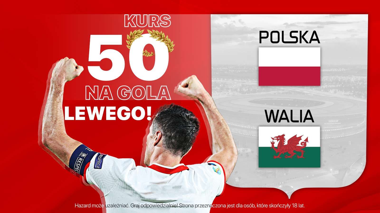 Ustrzel gola Lewandowskiego po kursie 50.00! Specjalna promocja na mecz Polski Obraz wpisu