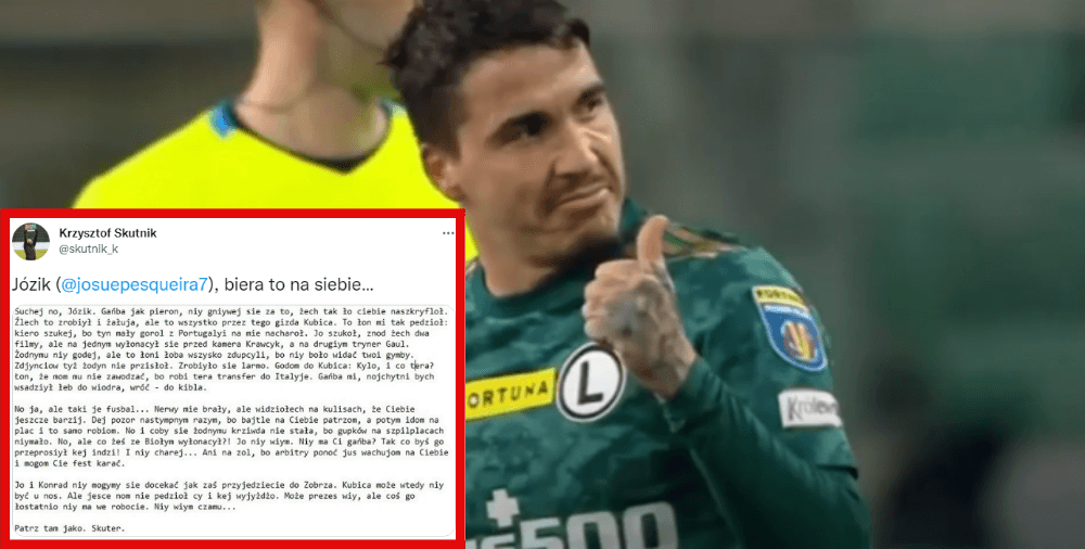 „Słuchaj no, Józik. Gańba jak pieron” – Górnik oryginalnie przeprasza Josue Obraz wpisu